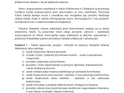 STANDARDY OCHRONY MAŁOLETNICH